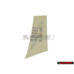 VW Original Inscription Sur Film Noir/Rouge - 155853902C BYP