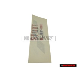 VW Original Inscription Sur Film Rouge/Noir - 155853901D BYQ