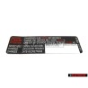 VW Original Etiquette Attention Changer La Courroie Crantee - 059010158