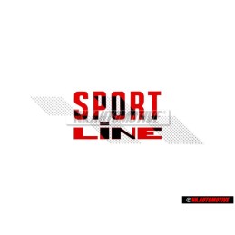 VW Original Inscription Sur Film Rouge/Noir - 155853902C BYQ