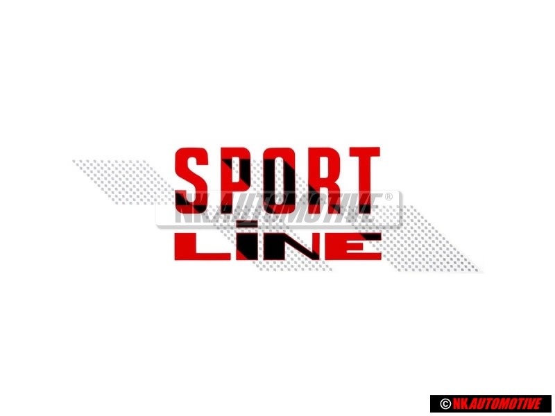 VW Original Inscription Sur Film Rouge/Noir - 155853902C BYQ