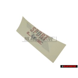 VW Original Inscription Sur Film Rouge/Noir - 155853902C BYQ