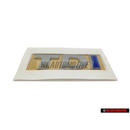 VW Original TDI Arrière Embleme Monogramme Logo Chrome Bleu - 5K0853675AJHCE