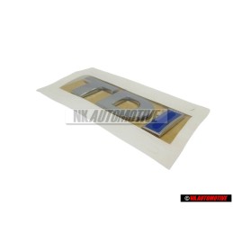 VW Original TDI Arrière Embleme Monogramme Logo Chrome Bleu - 5K0853675AJHCE