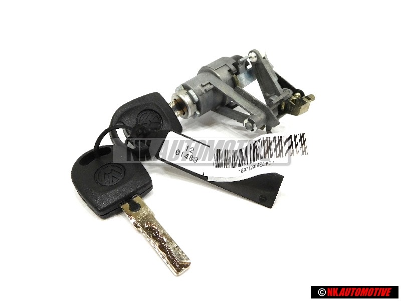 VW Original Barillet Avec Cles Et Logement - 1J6827297G