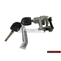 VW Original Barillet Avec Cles Et Logement - 1J6827297G