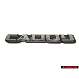 VW Original CADDY Arrière Embleme Monogramme Logo Argent Brossé - 147853687