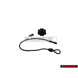 VW Original Sangle De Fixation Noir Satine - 1K8863447 9B9