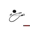 VW Original Sangle De Fixation Noir Satine - 1K8863447 9B9