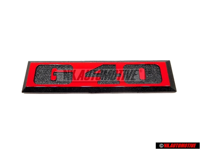 VW Original G40 Arrière Embleme Monogramme Logo Rouge - 871853750C