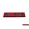 VW Original G40 Arrière Embleme Monogramme Logo Rouge - 871853750C