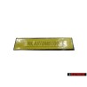 VW Original G40 Arrière Embleme Monogramme Logo Rouge - 871853750C