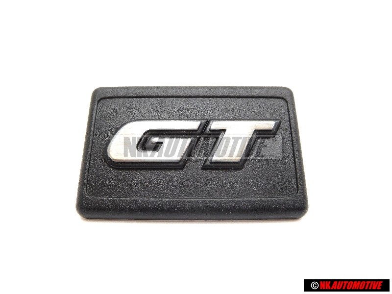 VW Original GT Côté Embleme Monogramme Logo Argent Brossé - 191853688R GX2