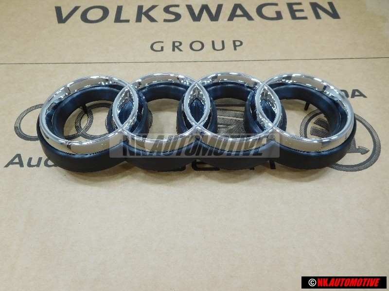 Audi Original Anneaux Avant Embleme Logo Noir Chrome RS2 - 8A0853600