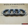 Audi Original Anneaux Avant Embleme Logo Noir Chrome RS2 - 8A0853600