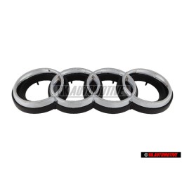 Audi Original Anneaux Avant Embleme Logo Noir Chrome RS2 - 8A0853600