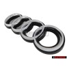Audi Original Anneaux Avant Embleme Logo Noir Chrome RS2 - 8A0853600