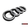 Audi Original Anneaux Avant Embleme Logo Noir Chrome RS2 - 8A0853600
