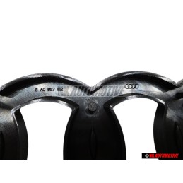 Audi Original Anneaux Avant Embleme Logo Noir Chrome RS2 - 8A0853600