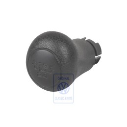 VW Original Pommeau De Levier Des Vitesses Noir Satine - 1H0711141H 01C