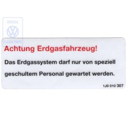 VW Original Plaque Indicatrice - 1J0010307