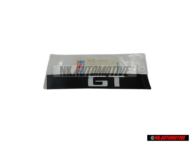 VW Original GT Côté Embleme Monogramme Logo Noir Chrome - 533853685A GX3