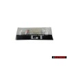 VW Original GT Côté Embleme Monogramme Logo Noir Chrome - 533853685A GX3