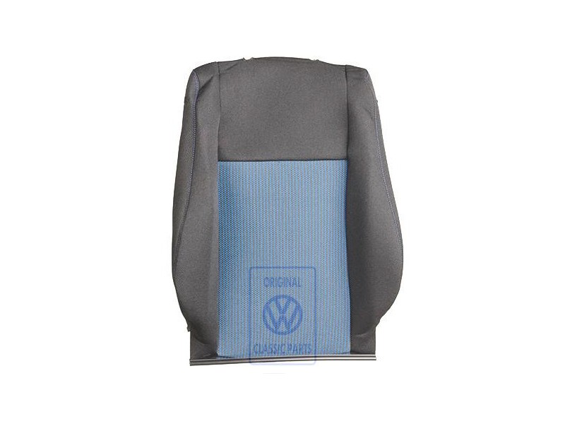 VW Original Garniture De Dossier (Tissu) Bleu/Noir - 1J0881805BRKMD