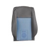 VW Original Garniture De Dossier (Tissu) Bleu/Noir - 1J0881805BRKMD