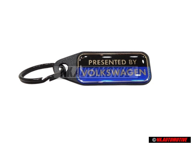 VW Original Plaquette Noir/Argent - 1H0837244 9ZS