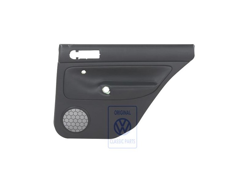 VW Original Garniture De Porte Tissu Noir/Jaune - 1J3867011BQGRE