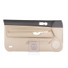 VW Original Revetement De Porte Cuir Noir/Beige Clair - 1J3867011CGFWZ