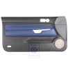 VW Original Revetement De Porte Cuir Noir/Orbitblue - 1J3867011CGGEC