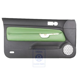 VW Original Revetement De Porte Cuir Noir/Vert Cosmic - 1J3867011CGGED