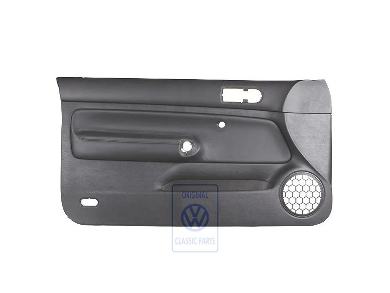 VW Original Revetement De Porte Cuir Noir/Noir - 1J3867011CJGEN