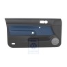 VW Original Revetement De Porte (Cuir) Noir/Bleu Jazz - 1J3867011DNHSE