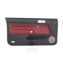 VW Original Revetement De Porte (Cuir) Rouge - 1J3867011DNLLD