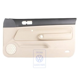 VW Original Revetement De Porte Cuir Noir/Beige Clair - 1J3867012CNFWZ
