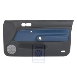 VW Original Revetement De Porte (Cuir) Noir/Orbitblue - 1J3867012CNGEC
