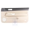 VW Original Revetement De Porte Cuir Noir/Beige Clair - 1J3867012CPFWZ