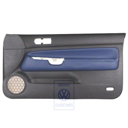 VW Original Revetement De Porte Cuir Noir/Orbitblue - 1J3867012CPGEC