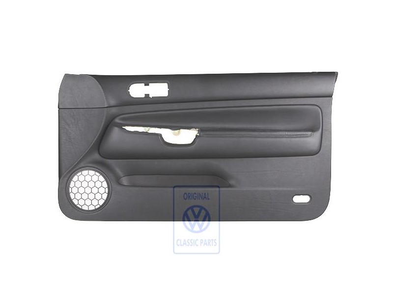 VW Original Revetement De Porte Cuir Noir/Noir - 1J3867012CPGEN