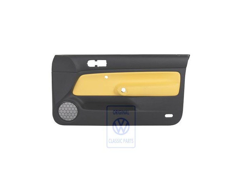 VW Original Revetement De Porte (Cuir) Jaune - 1J3867012EBHUV