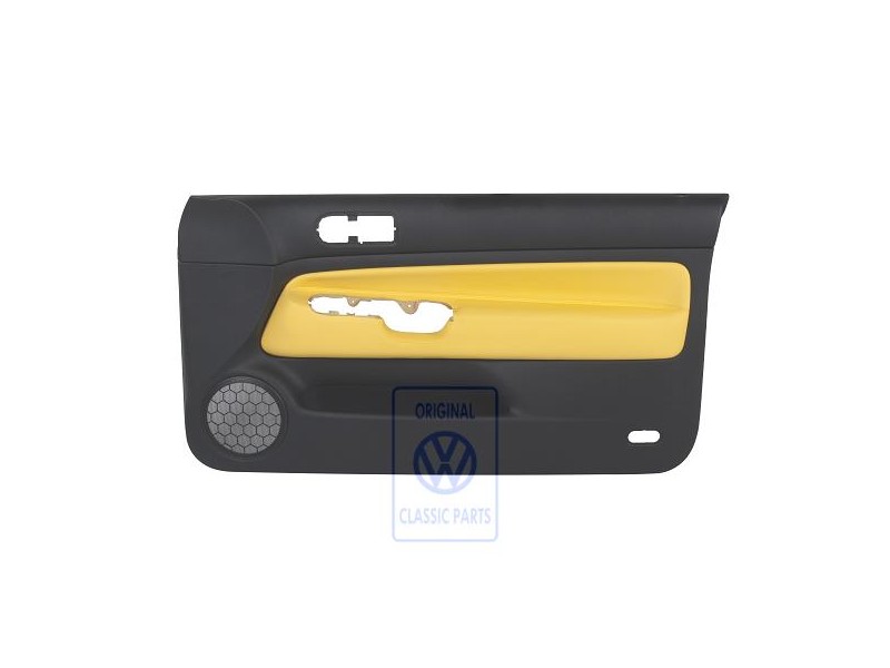 VW Original Revetement De Porte (Cuir) Jaune - 1J3867012EDHUV