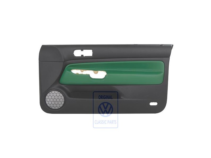 VW Original Revetement De Porte (Cuir) Vert - 1J3867012EDLLE
