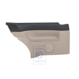 VW Original Revetement Lateral (Tissu) Noir/Beige Clair - 1J3867043CAHRZ
