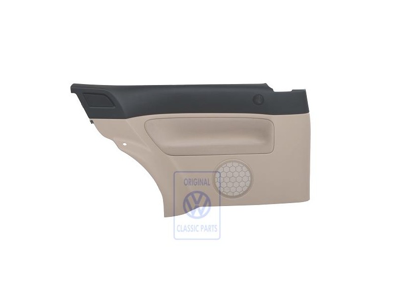 VW Original Revetement Lateral (Tissu) Noir/Beige Clair - 1J3867043CAHRZ