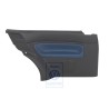 VW Original Revetement Lateral (Cuir) Noir/Bleu Jazz - 1J3867043CMHSE