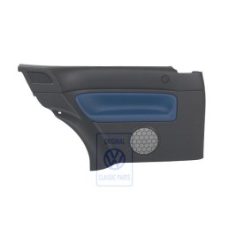 VW Original Revetement Lateral (Cuir) Noir/Bleu Jazz - 1J3867043CNHSE