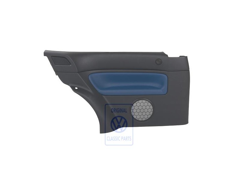 VW Original Revetement Lateral (Cuir) Noir/Bleu Jazz - 1J3867043CNHSE